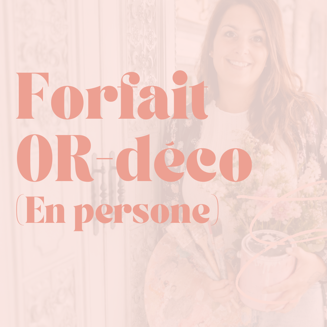 Stylisme- Forfait OR-Déco